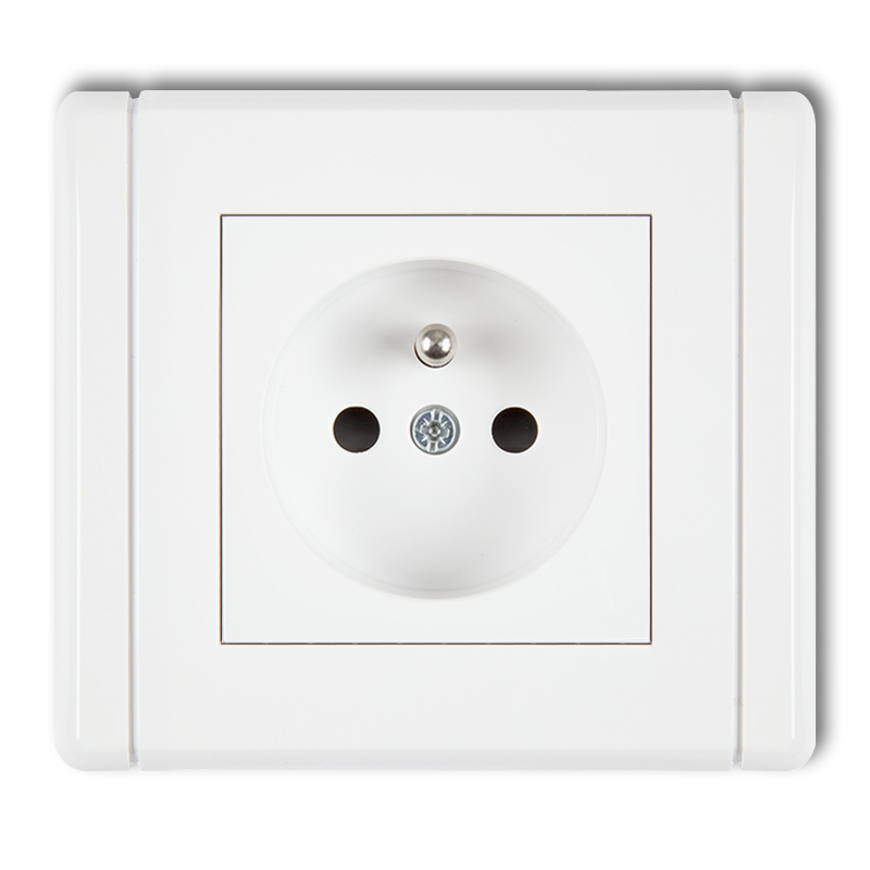 KARLIK Jednoduchá zásuvka grafitova