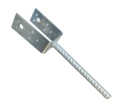PUL100 Podstawa słupa stała lekka  100x45x3.5mm