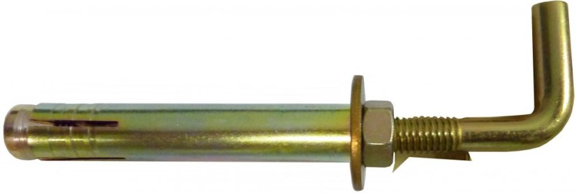 Kotva ocelová s hákem 10x90 - 20ks