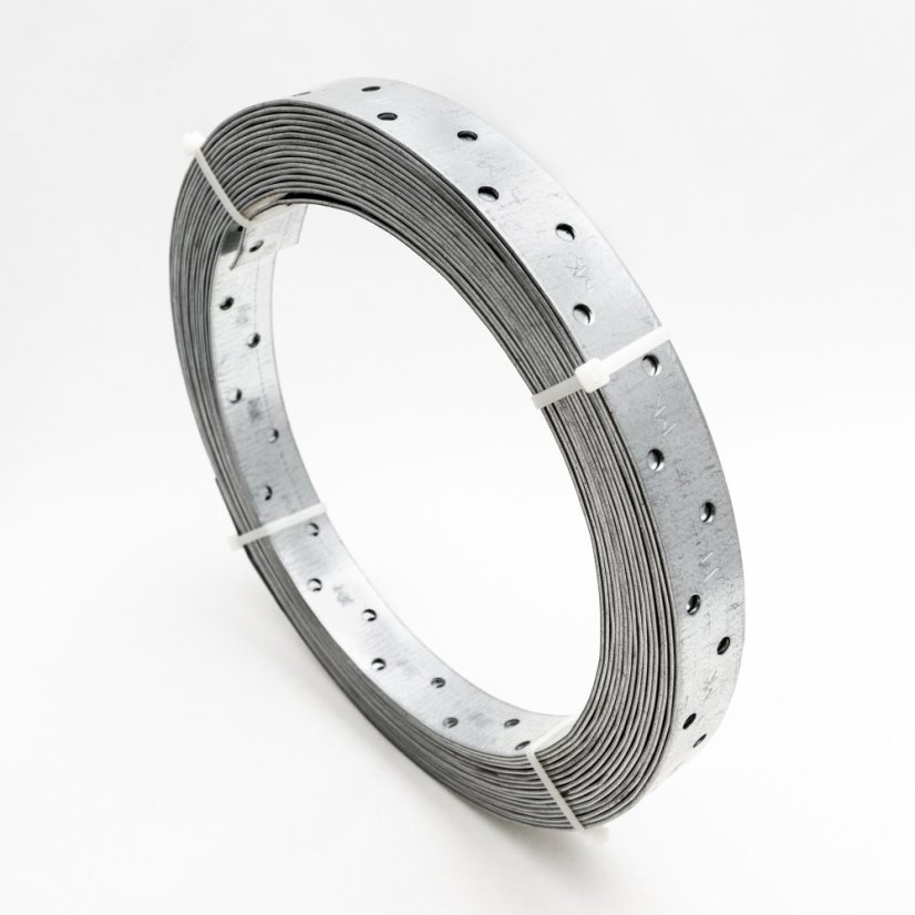 TM 1/10 25x1,0mm páska montážní ocelová pozinkovaná - 10 metru