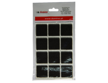 Filcová podložka 27x27 hnědá - 12 ks