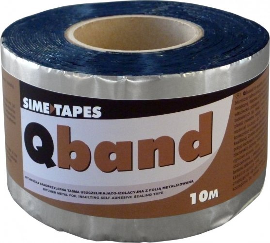 Hydroizolační těsnící páska QBAND hliníková 225mm x 3,7m