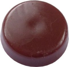 Ozdobná záslepka s čepičkou (pro vruty s x drážkou) černá - 100ks