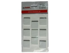 Protiskluzová podložka 25X25 bílá 9ks