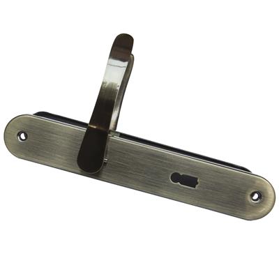 Mosazné dveřní kování vložkové 72mm