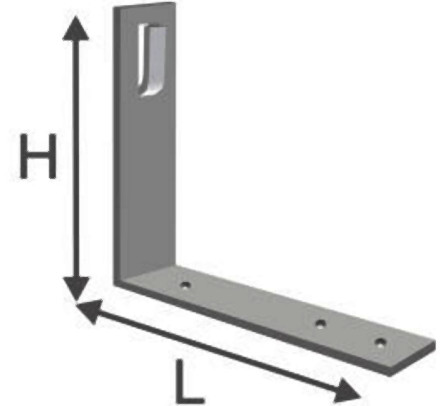 Podpěra vedení na střechy d6/8 15cm