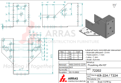 Wb45-108 Trámová botka otevřená 45x108x2.0mm