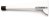 ST 200bi/PD200 Podpórka drzwi malowana 200x14mm biała