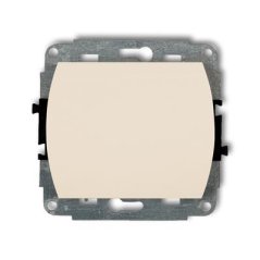 KARLIK Jednoduchý vypínač béžový