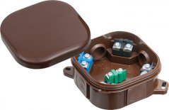 puszka herm PH 92 x 92 klik-5 zac BRĄZ