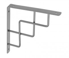 SQ200 sm konzola dekorativní 200x200 stříbrná