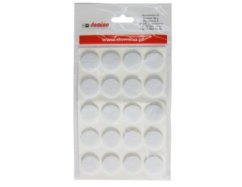 Filcová podložka d20 bílá - 20 ks