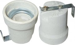 Keramický držák žárovky E14