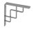 SQ150 sm wspornik ornamentowy 150x150 srebrny
