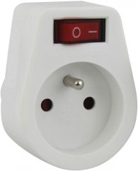 Rozdvojka síťová s vypínačem 16A/250V