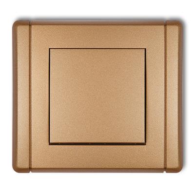 KARLIK jednoduchý vypínač metalický zlatý