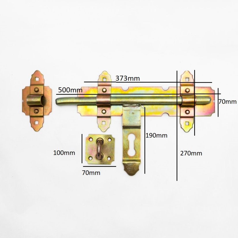 WCZ 500 Závora těžká 500x270mm
