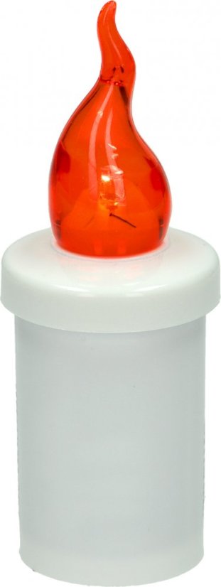 Hřbitovní svíčka LED 2xAA červená