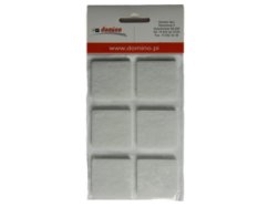 Filcová podložka 40x40 bílá - 6 ks