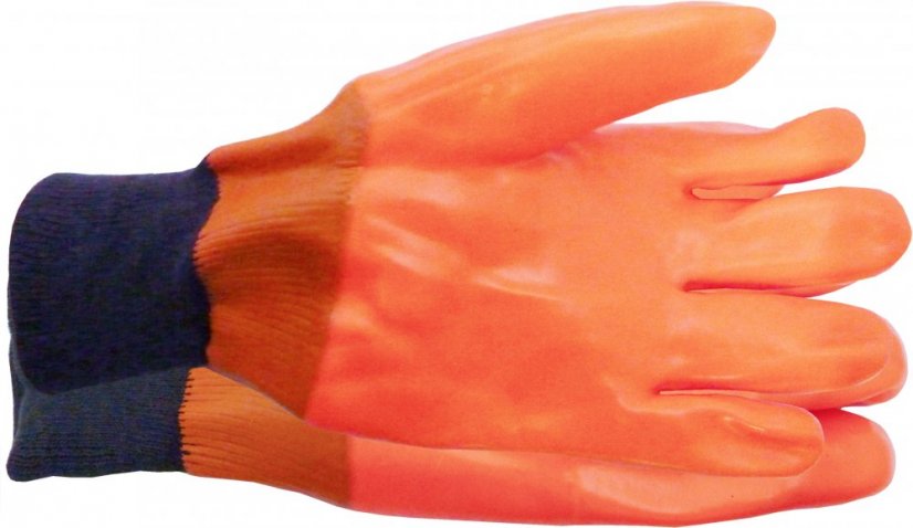 Zateplené pracovní rukavice v PVC