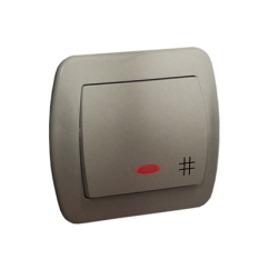 KONTAKT SIMON křížový vypínač podsvícený bílý