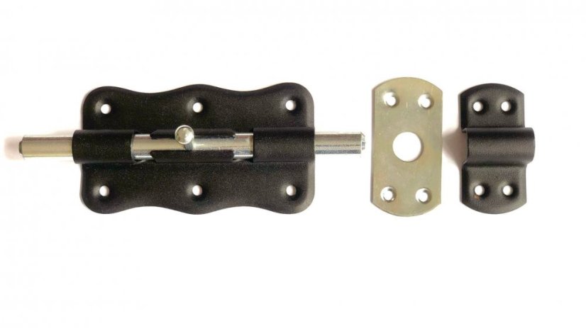 WO 100c Zástrč s kulatým jezdcem 100x60mm černý