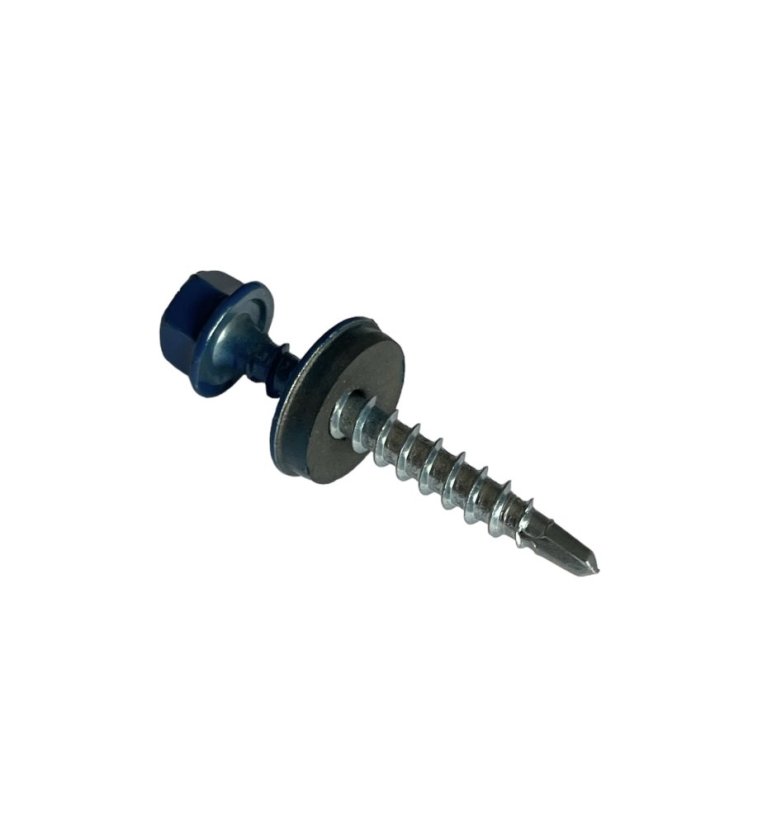 Vrut farmářský samovrtný s podložkou 4,8x35 modrý 5010 - 250ks