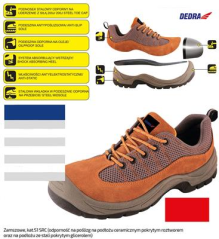 Półbuty bezpieczne BH9P3-41 mod.P3