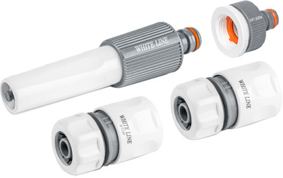 BRADAS Sada pro hadice WHITELINE 3/4" 4ks