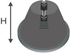 Podpěra vedení na střechy konektor d6/8