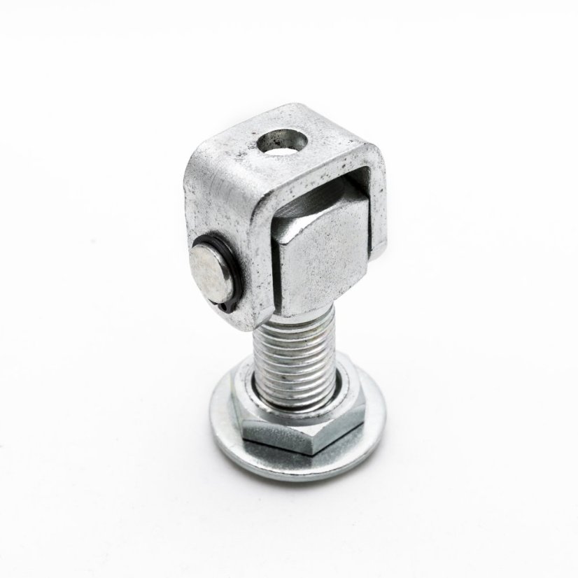 ZRS 20 b Závěs stavitelný k přivaření 48mm M20 bílý zinek