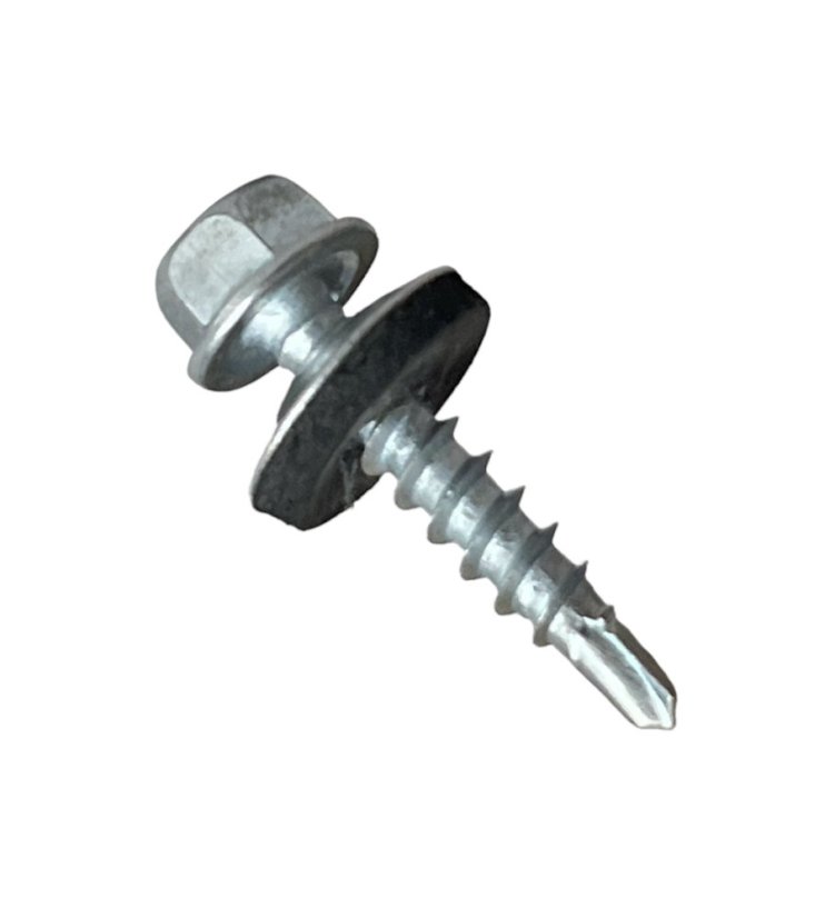 Wkręty farmerskie samowiercące z borem, farmery 4,8x35 ocynk - 250szt podkładka aluminiowa