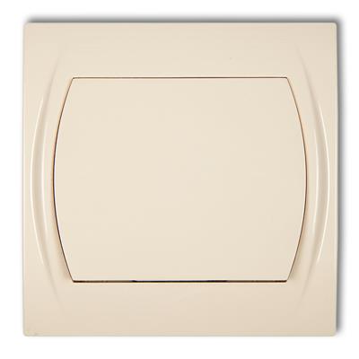 KARLIK jednoduchý vypínač béžový