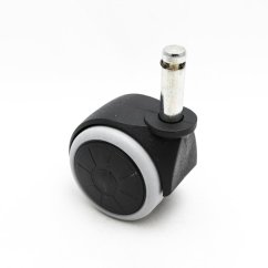 Kolečko otočné d50 s čepem d10, pogumované