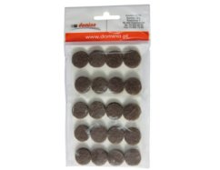 Filcová podložka d20 hnědá - 20 ks