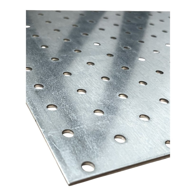 PP24 / PP31 Destička perforovaná 200x300x2mm tesařská spojka děrovaná pozinkovaná CE