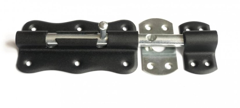 WO 120c Zástrč s kulatým jezdcem 120x60mm černý