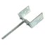 PS 20-160 Patka sloupku typu "U" stavitelná 20-160x100x310mm