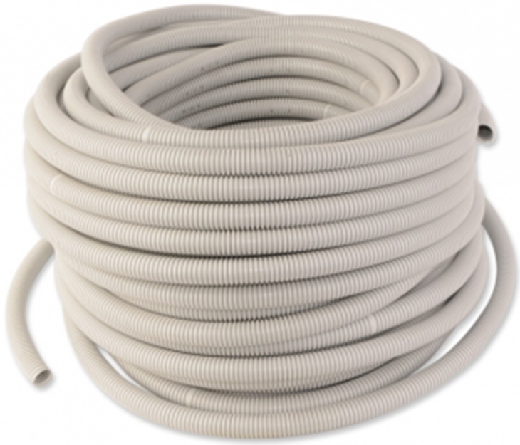 Vlnitá trubka šedá d19-25mm 320N - 50m