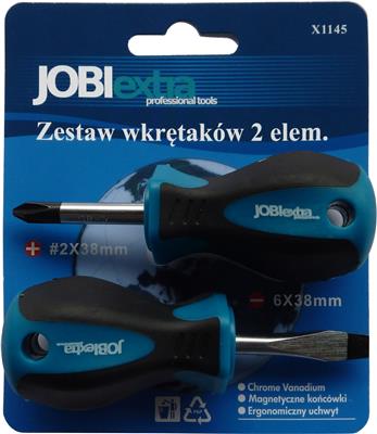 Křížový i plochý šroubovák v balení 2ks