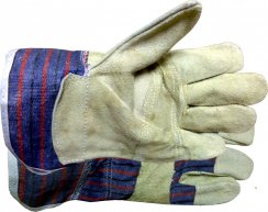 Zateplené rukavice z kůže