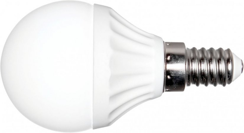 Žárovka LED kulatá E14 G45 6W 490 4K