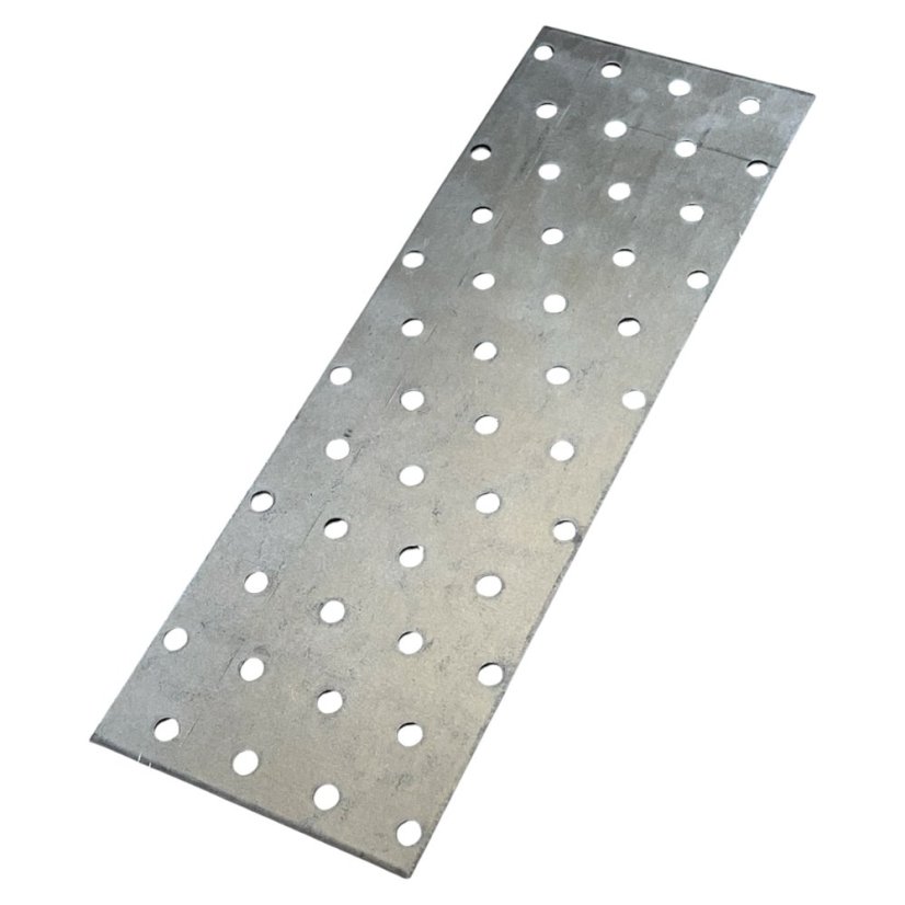 PP10 / PP18 Destička perforovaná 80x240x2mm tesařská spojka děrovaná pozinkovaná CE