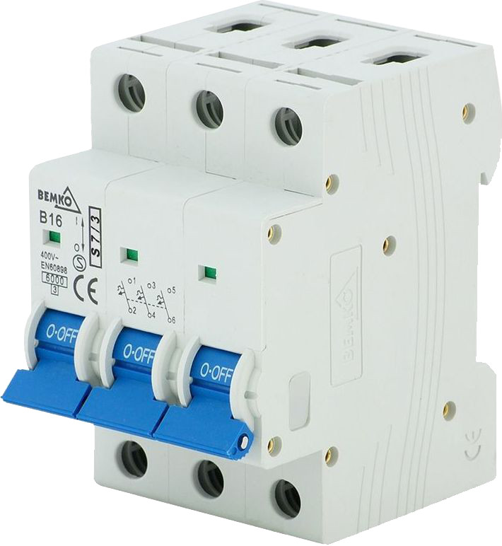 Přepínač pojistky 3 fázový BEMKO 16A S303B