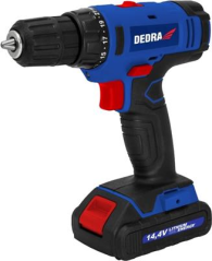 Wiertarko-wkrętarka LI-ION 14,4V 1,5Ah DEDRA