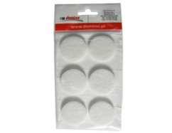 Filcová podložka d40 bílá - 6 ks