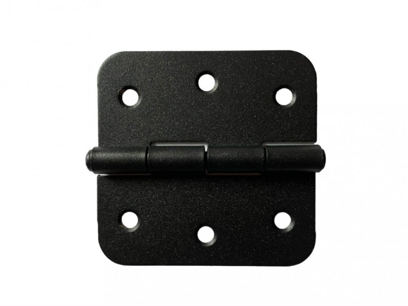 Z 75c Závěs stavební černý 75x75x2mm