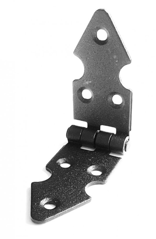 ZC 100 Závěs stavební ozdobný 100x25 mm černý