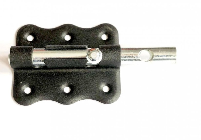 WO 80c Zástrč s kulatým jezdcem 80x60mm černý