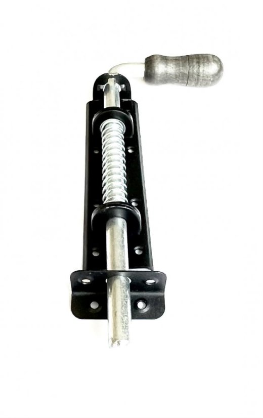 WSP 400c Zástrč pružinová s dřev. koncovkou 400x50mm černá